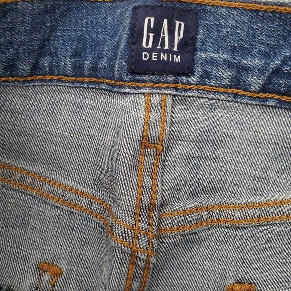 Gap Mini Medium Indigo Blue Jeans Skirt - Picture 9 of 9